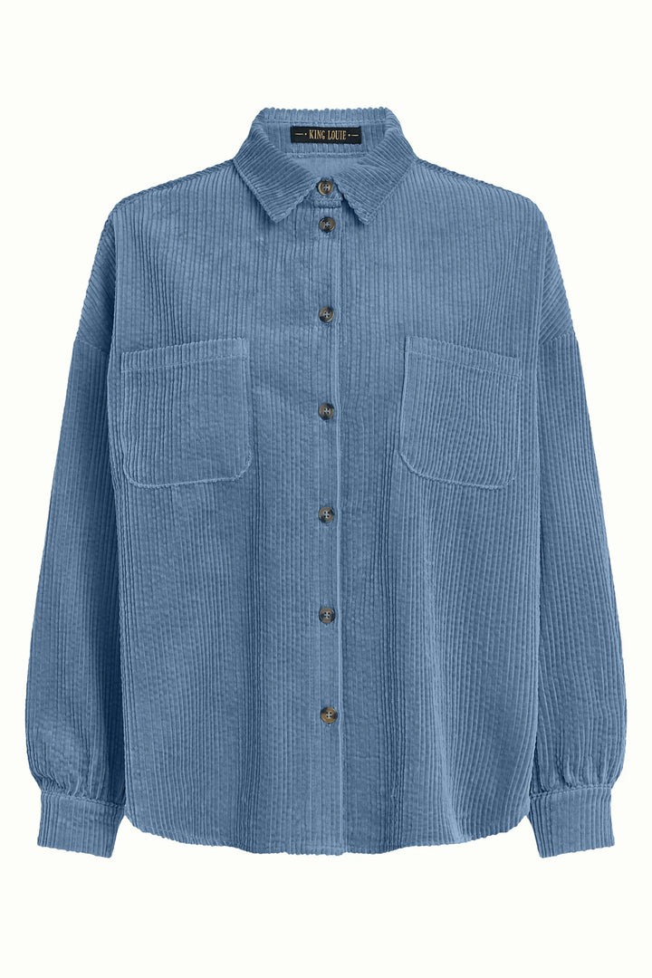 King Louie - Fee Pocket Skjorte - Birch Cord Lavender