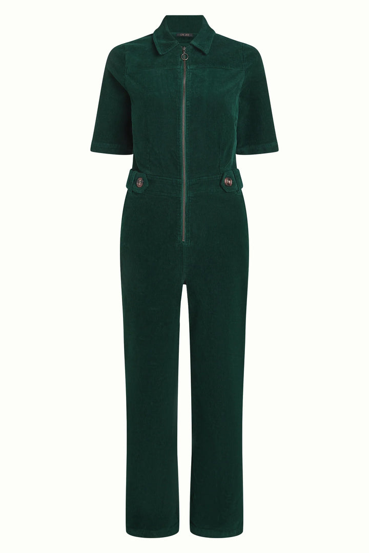 King Louie - Garbo buksedragt Corduroy - Pine Green