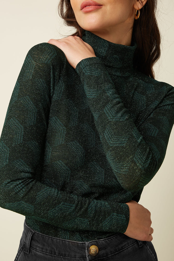 King Louie - Rullekrave Top Noha - Pine Green