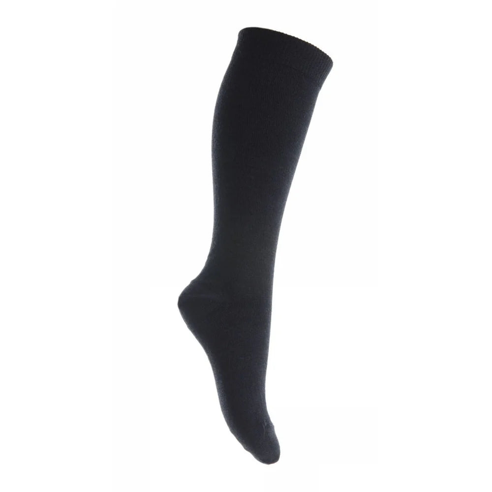 MP - Wool/cotton knee-high socks - Black