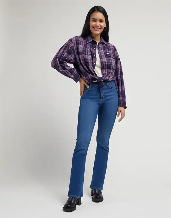 Lee - Breese Boot Jeans - Azure Wave