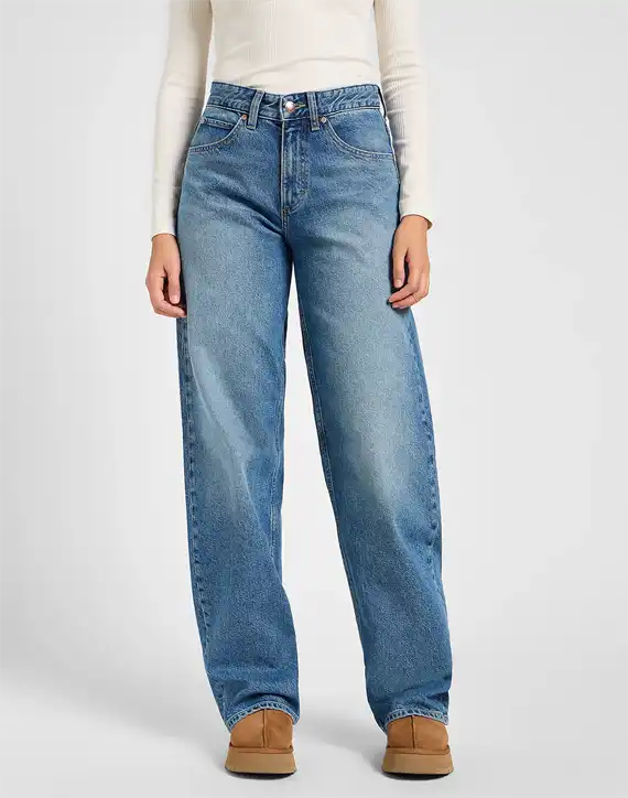 Lee - Rider Loose Straight Jeans - Modern Mid