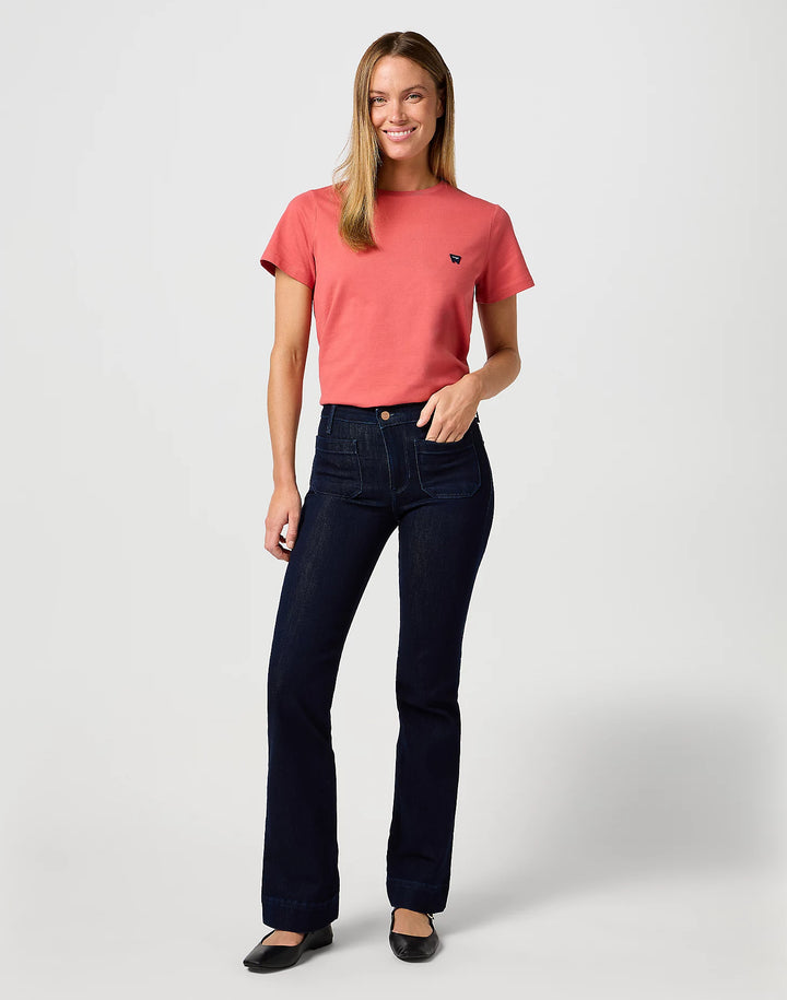 Wrangler - Flare Jeans - Soft Moonlight