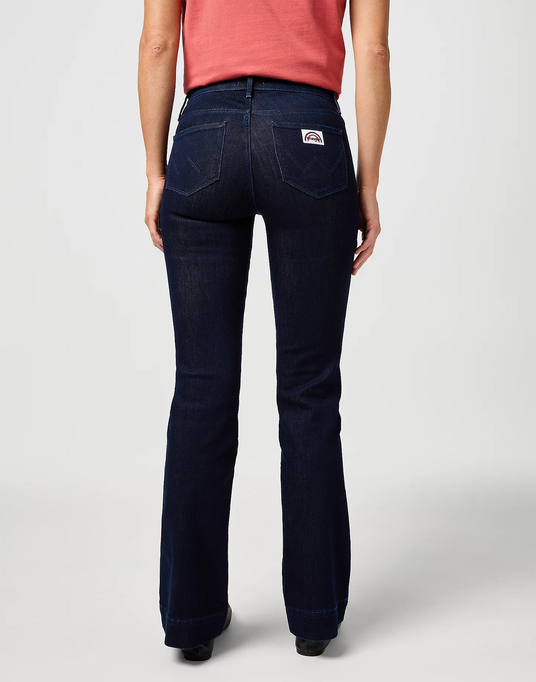 Wrangler - Flare Jeans - Soft Moonlight