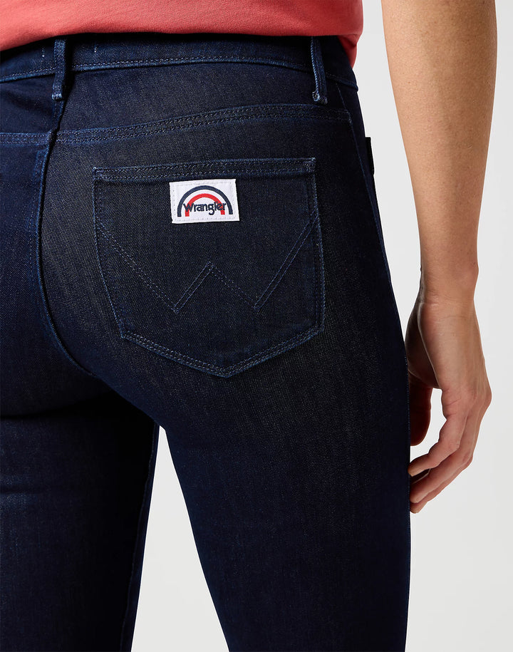 Wrangler - Flare Jeans - Soft Moonlight