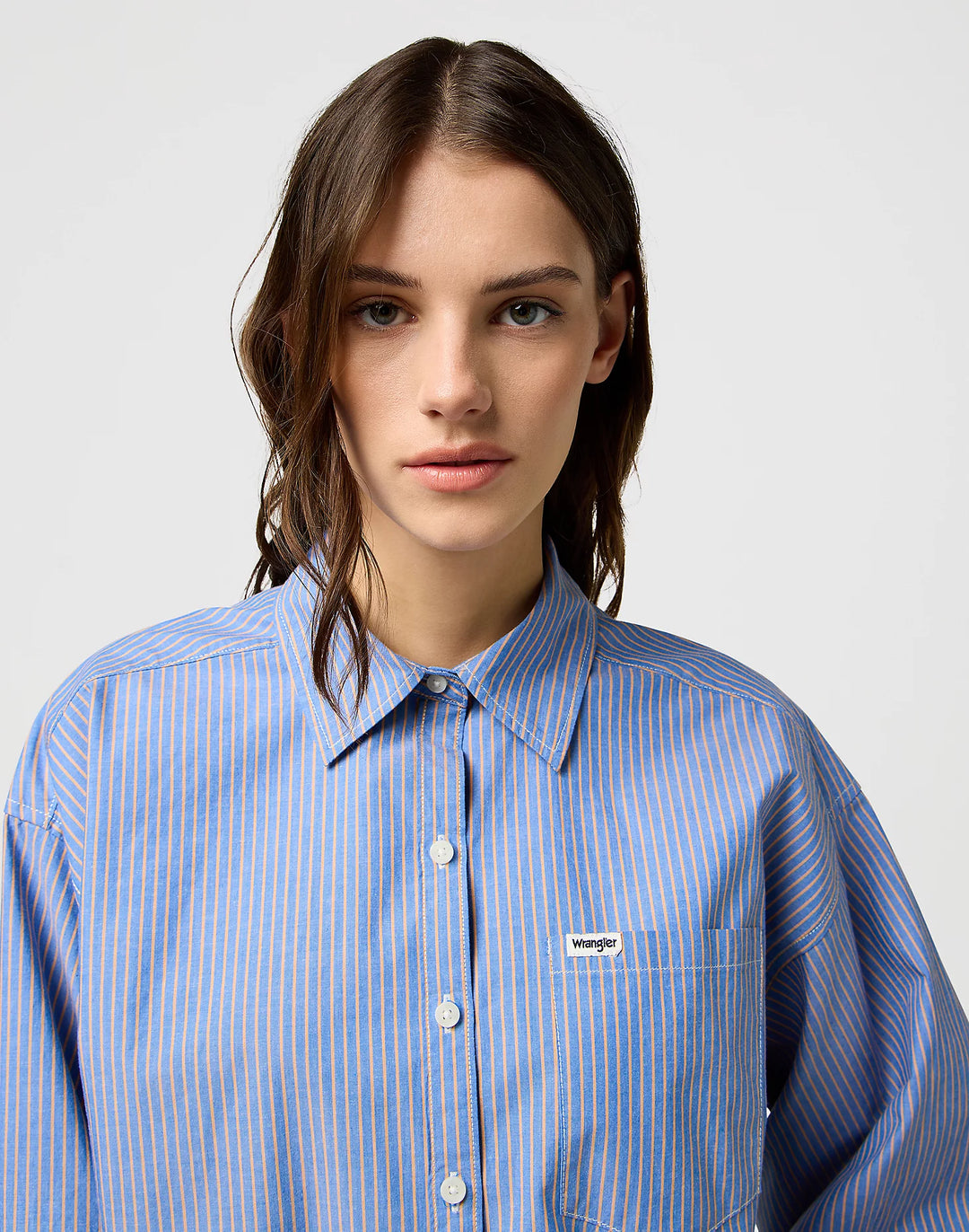 Wrangler - Cool Girl Skjorte - Dusty Blue