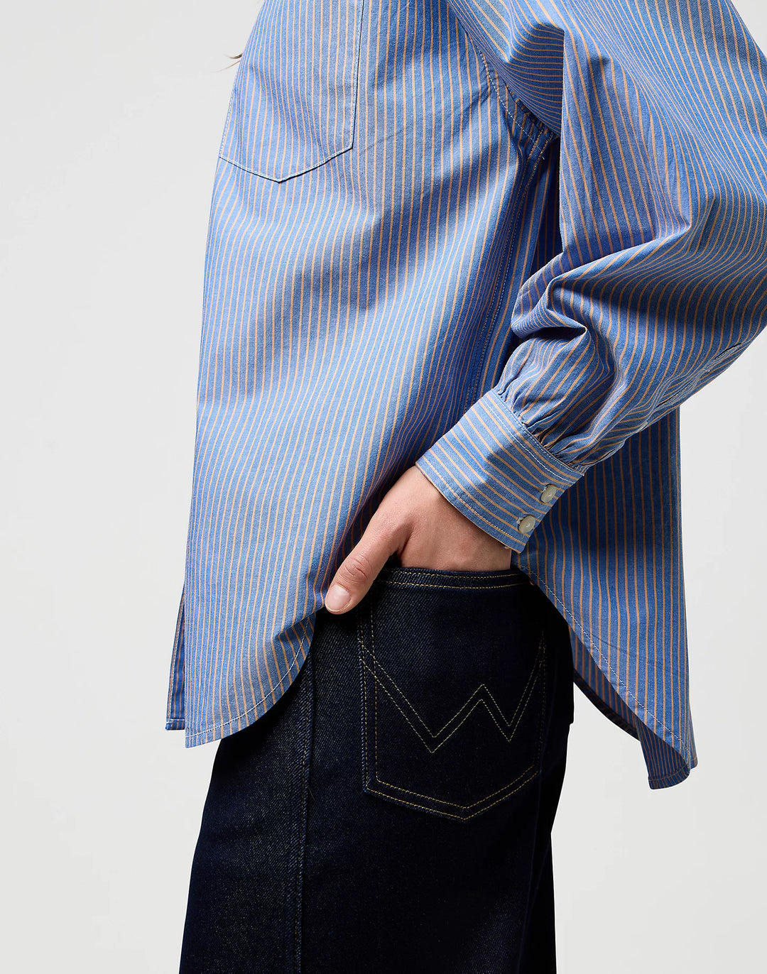 Wrangler - Cool Girl Skjorte - Dusty Blue
