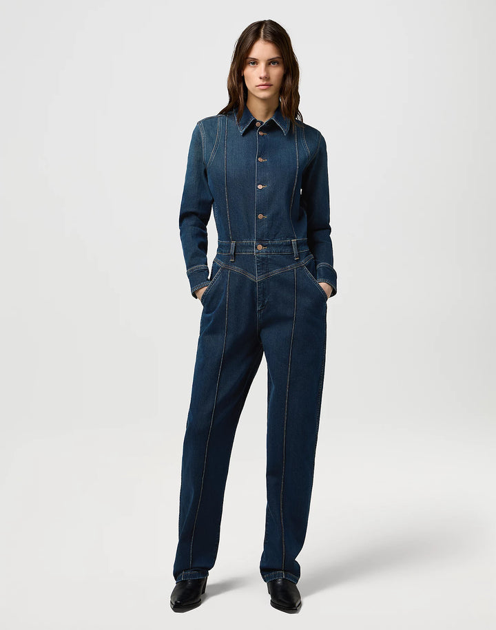Wrangler - Western Coverall - Rustic Rinse