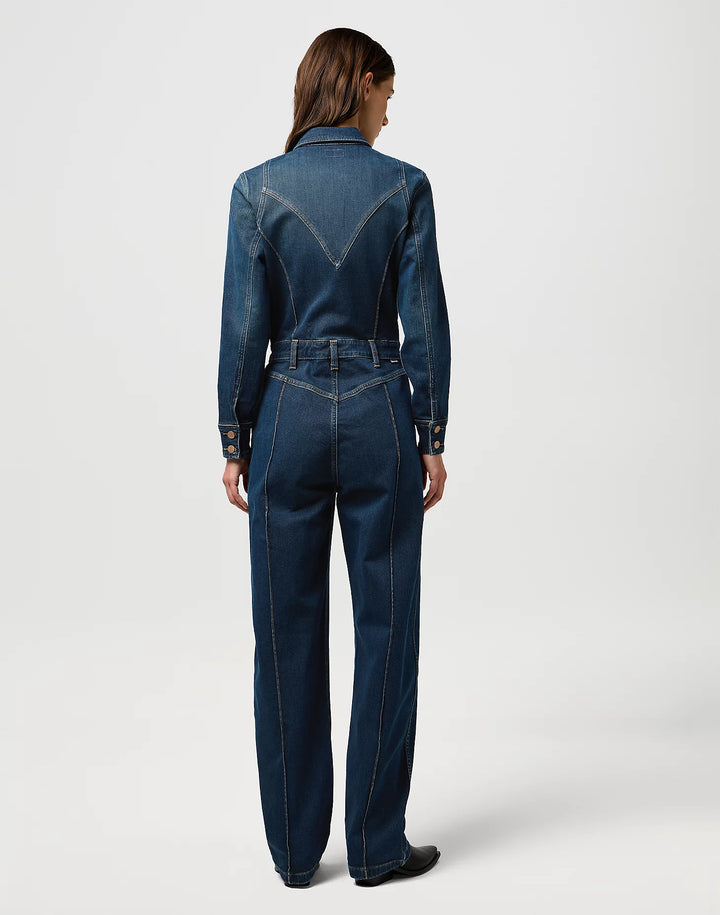 Wrangler - Western Coverall - Rustic Rinse