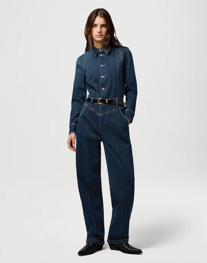 Wrangler - Western Coverall - Rustic Rinse