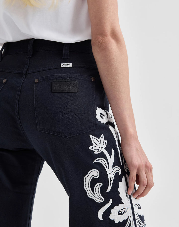 Wrangler - 70s Flare Jeans - Dark navy