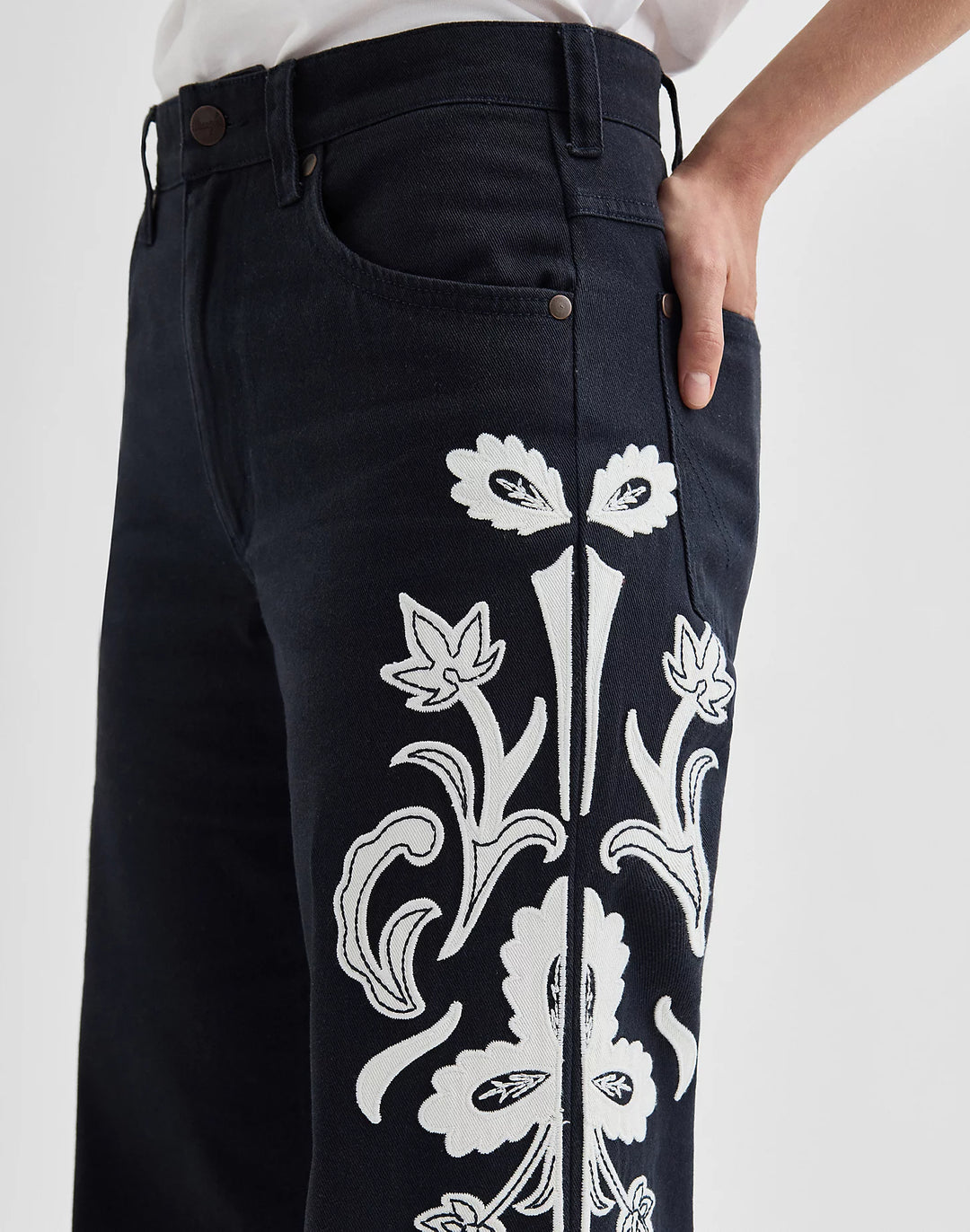 Wrangler - 70s Flare Jeans - Dark navy