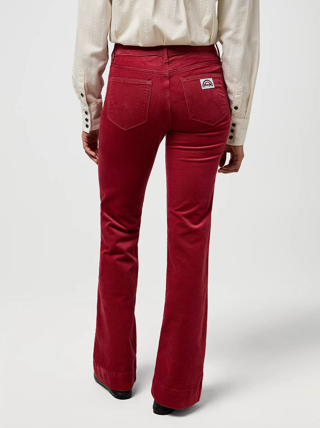 Wrangler - Flare Jeans - Earth Red