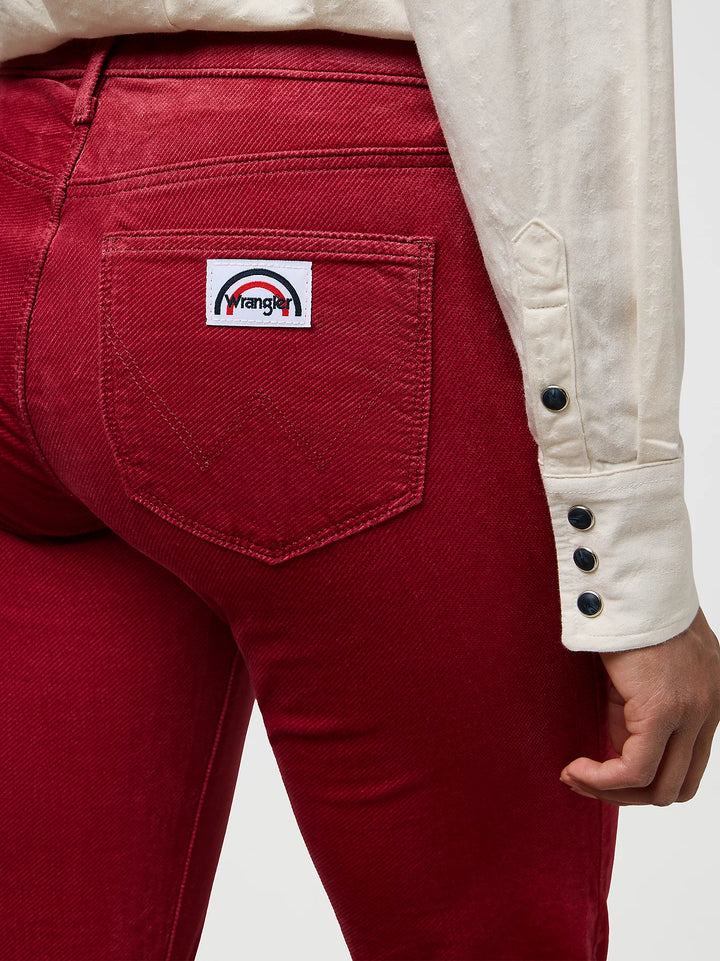 Wrangler - Flare Jeans - Earth Red
