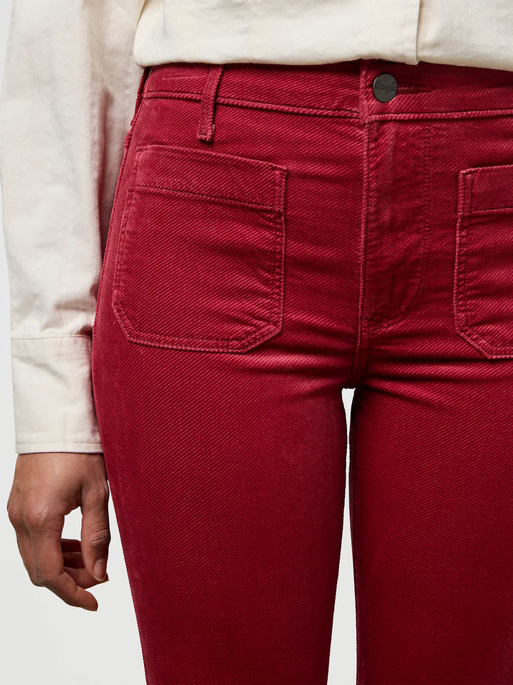 Wrangler - Flare Jeans - Earth Red