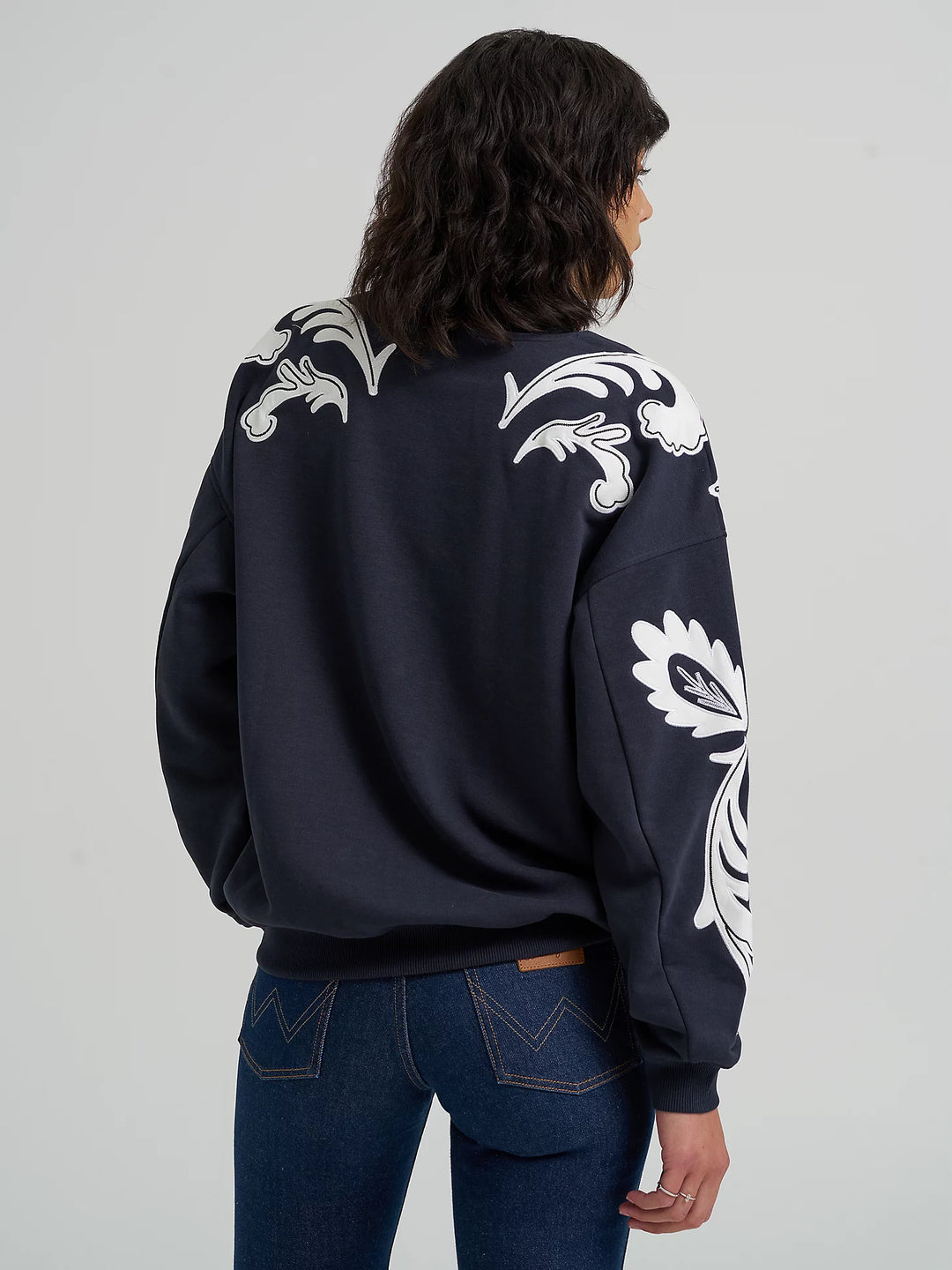 Wrangler - Applique Sweatshirt - Dark Navy