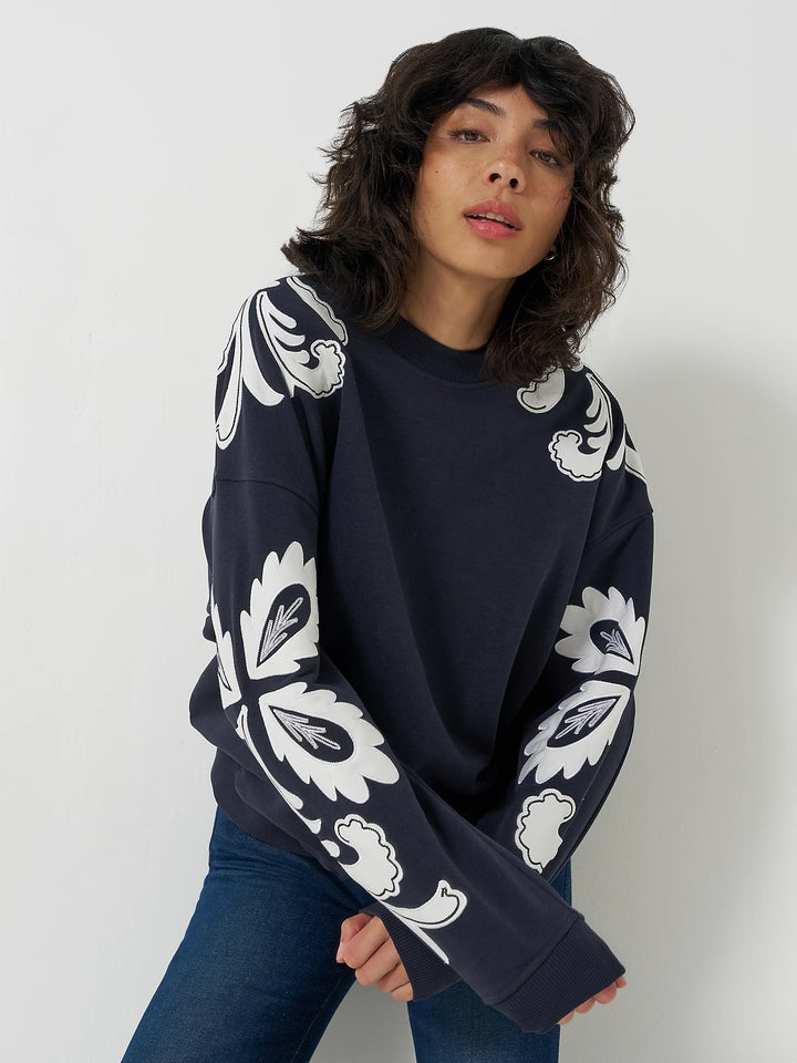Wrangler - Applique Sweatshirt - Dark Navy