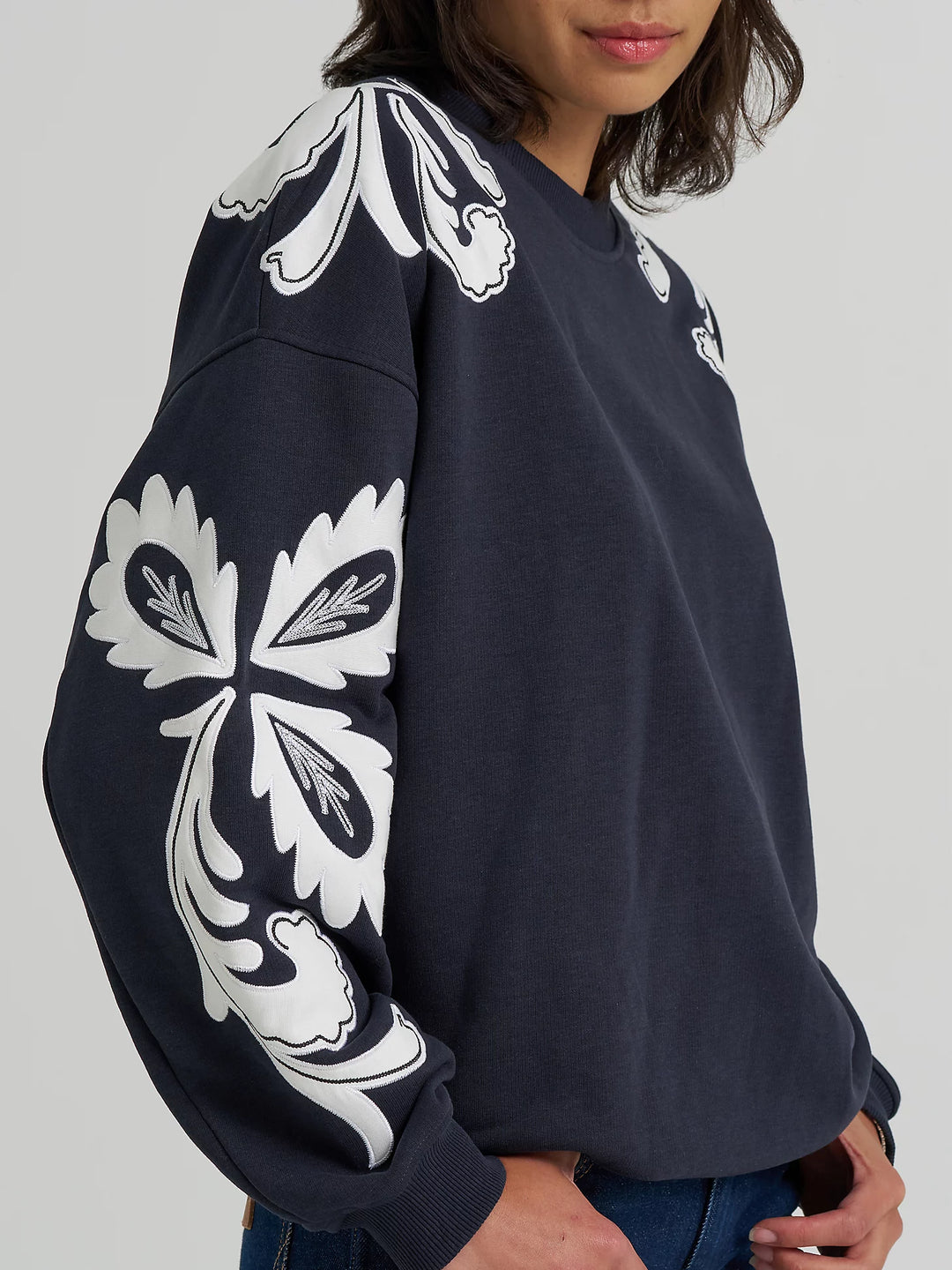 Wrangler - Applique Sweatshirt - Dark Navy
