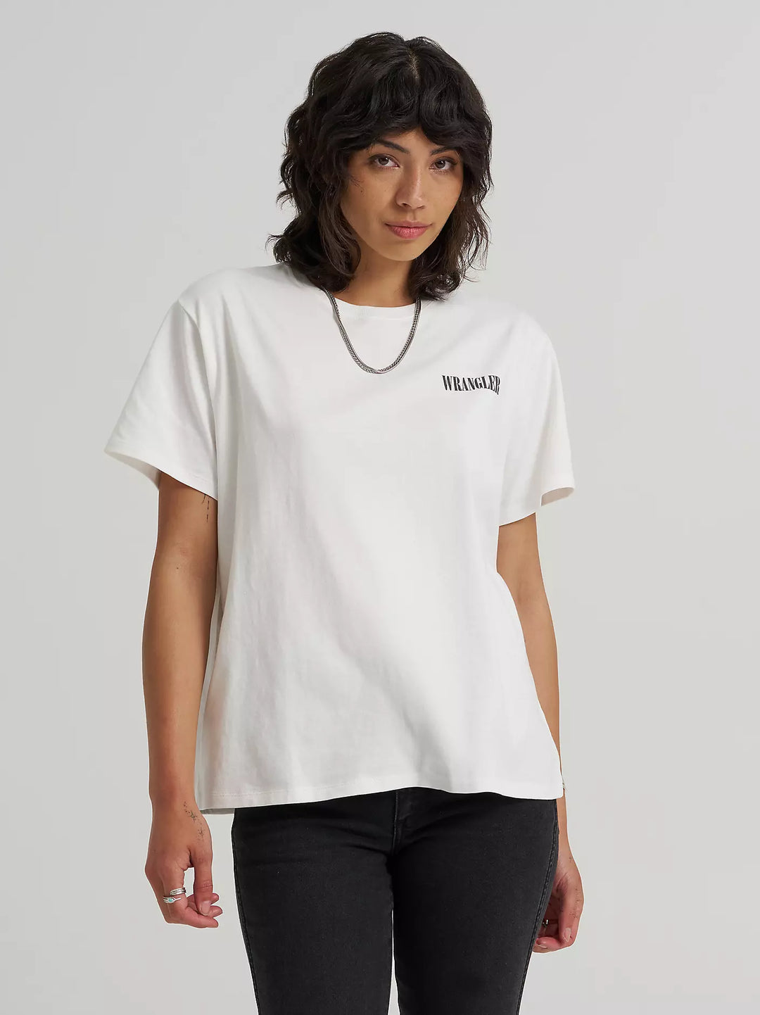 Wrangler - Graphic T-shirt - Worn White
