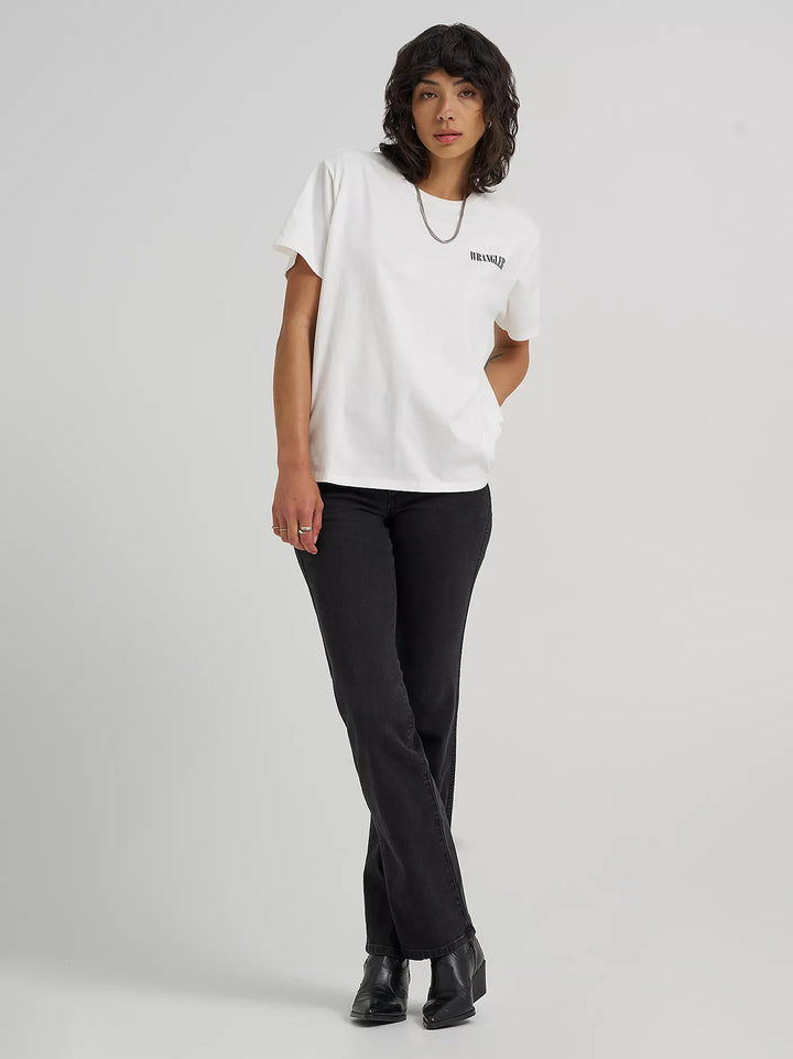 Wrangler - Graphic T-shirt - Worn White