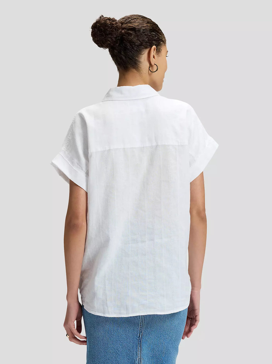 Lee - SS Loose Utility Skjorte - Bright White