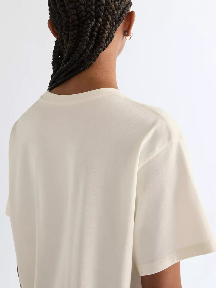 Wrangler - Girlfriend t-shirt - worn white