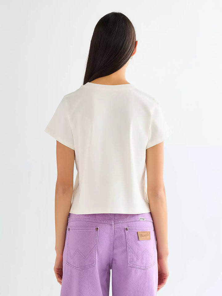 Wrangler - Baby tee - Worn white