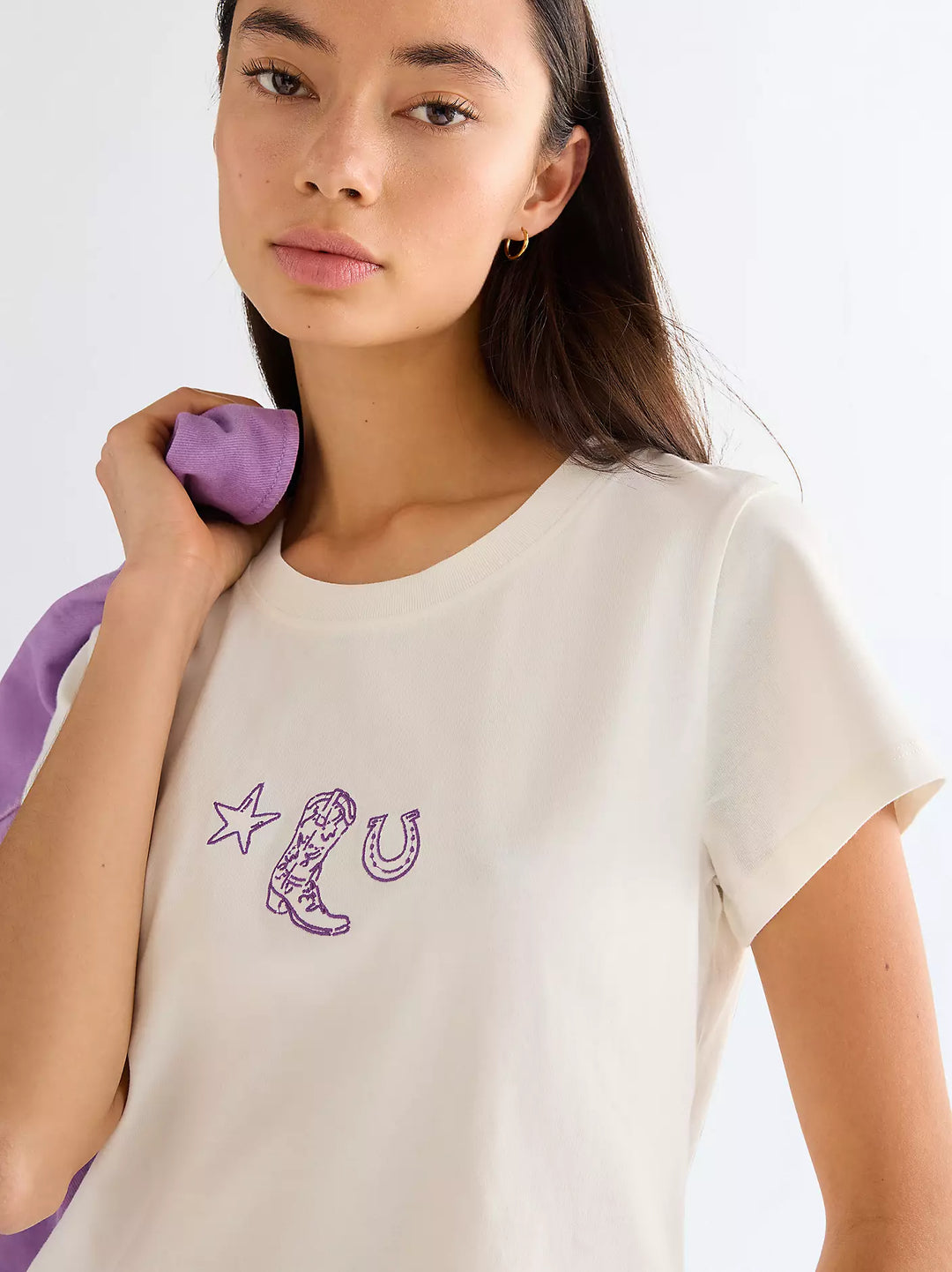 Wrangler - Baby tee - Worn white