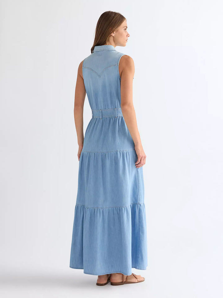 Wrangler - Tiered Maxi Kjole - Kaia