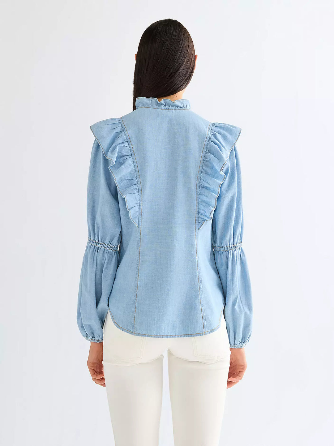 Wrangler - Romance blouse - Manor Blue