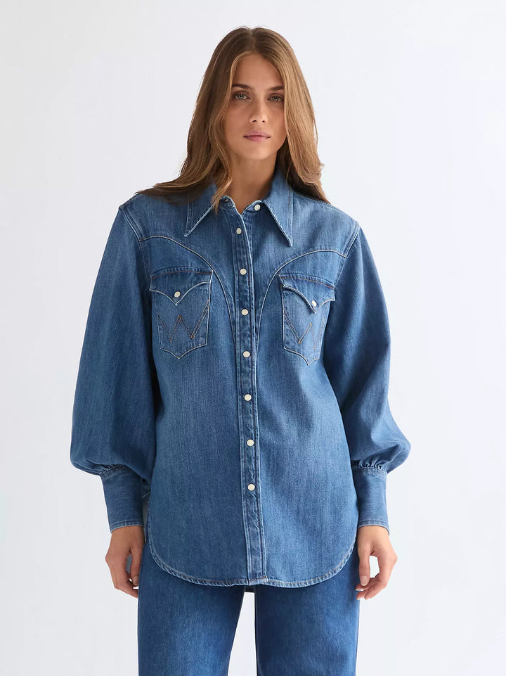 Wrangler - Exaggerated Western Court Classic - Blue