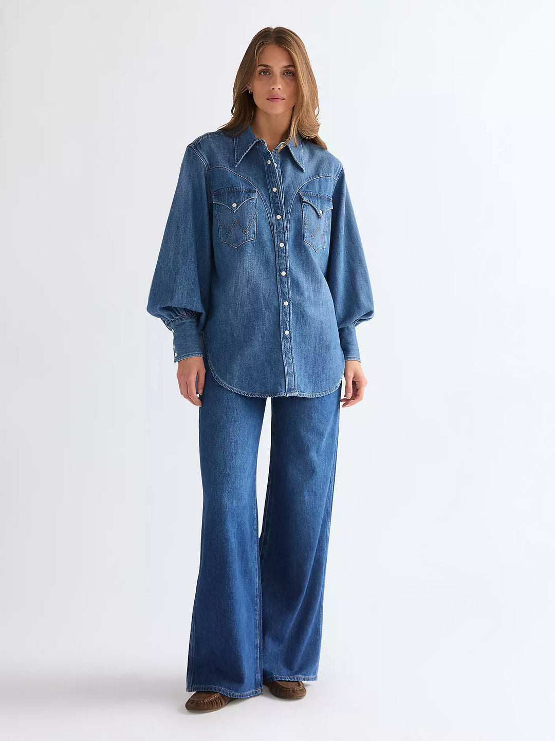 Wrangler - Exaggerated Western Court Classic - Blue