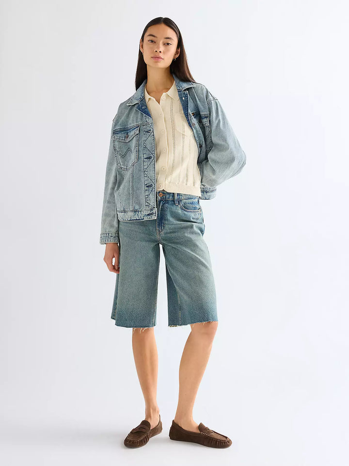 Wrangler - Low Rise Jort - Marblestone