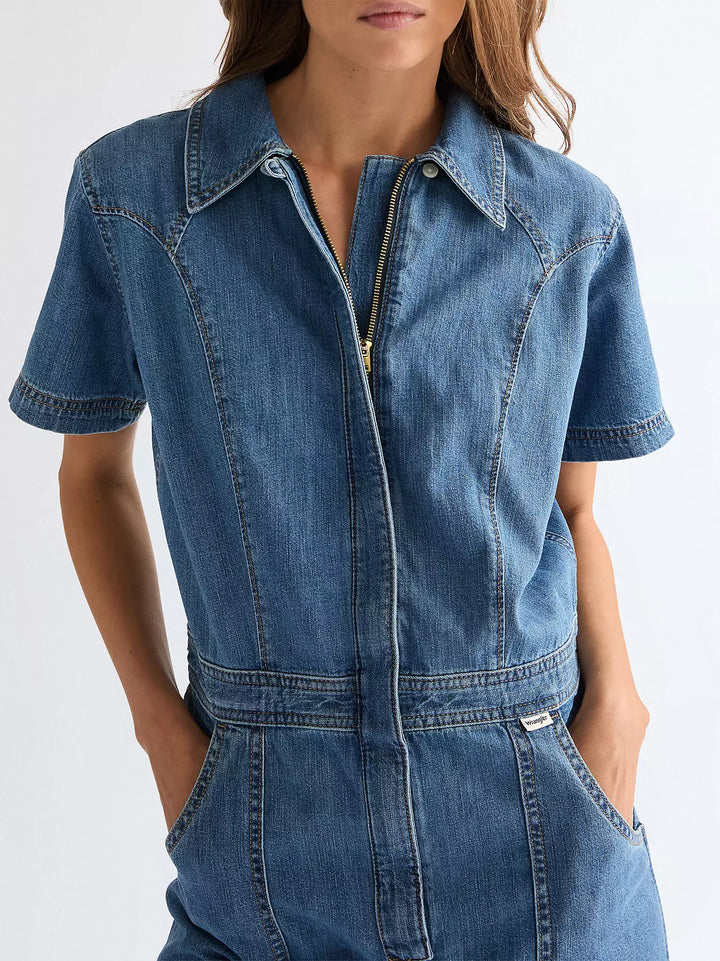 Wrangler - Garage Coverall - Engine heat denim