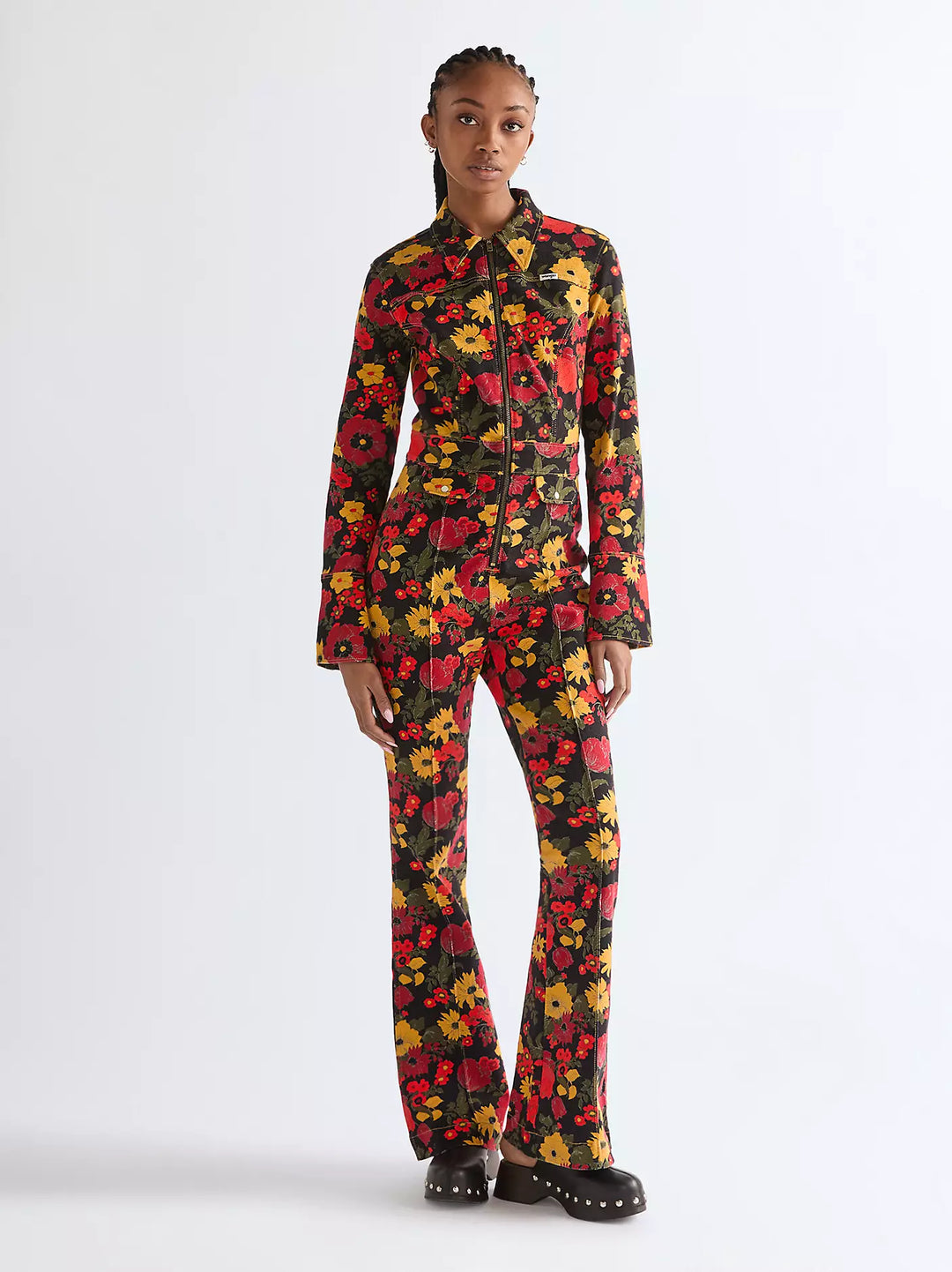 Wrangler - Retro catsuit - Antique Bloom