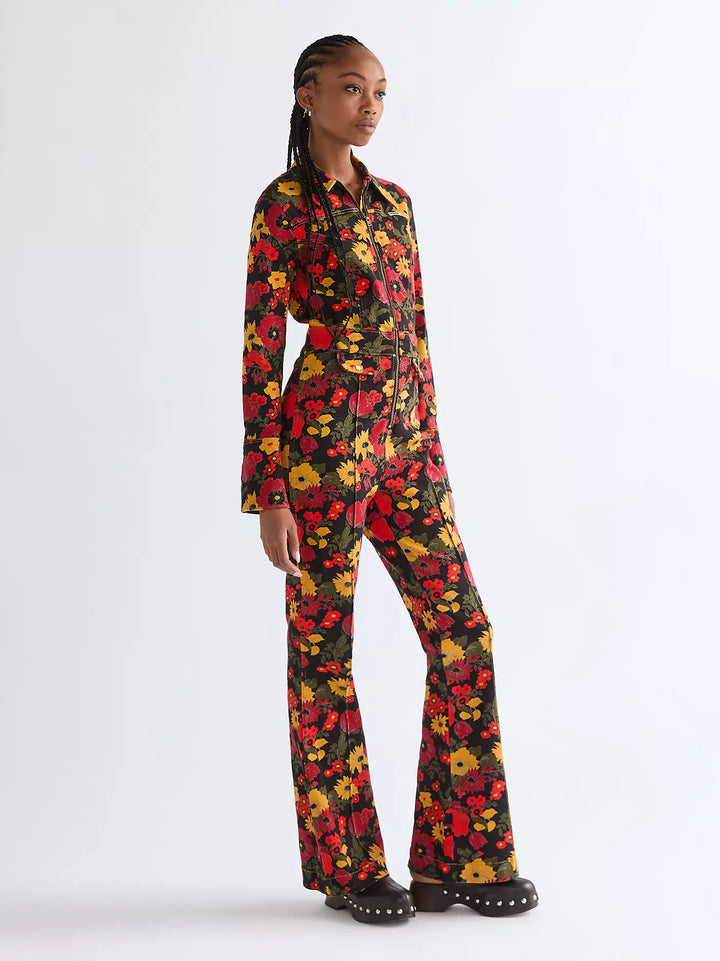 Wrangler - Retro catsuit - Antique Bloom