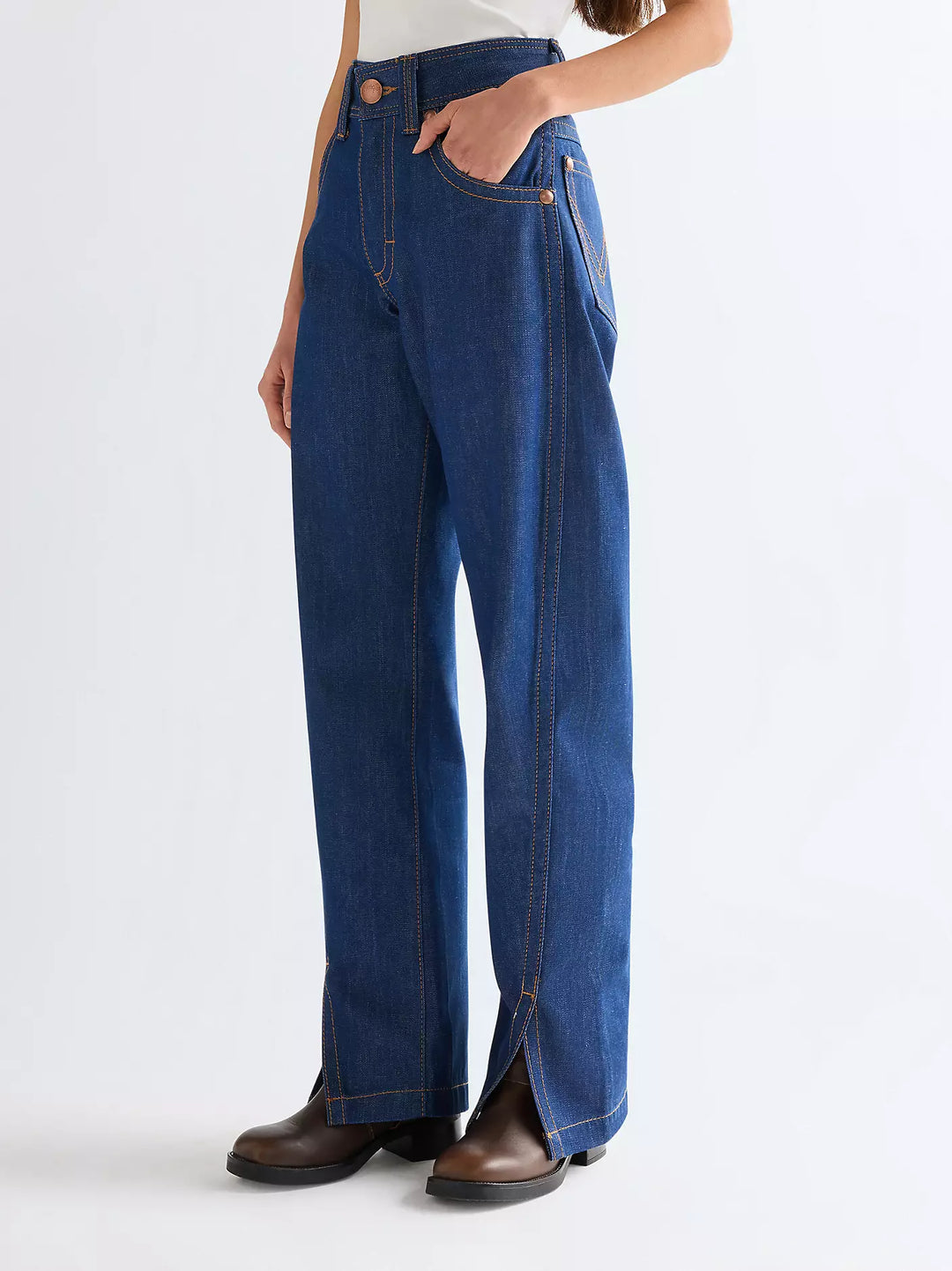 Wrangler - Super Wrangler Barrel Jeans - Raw