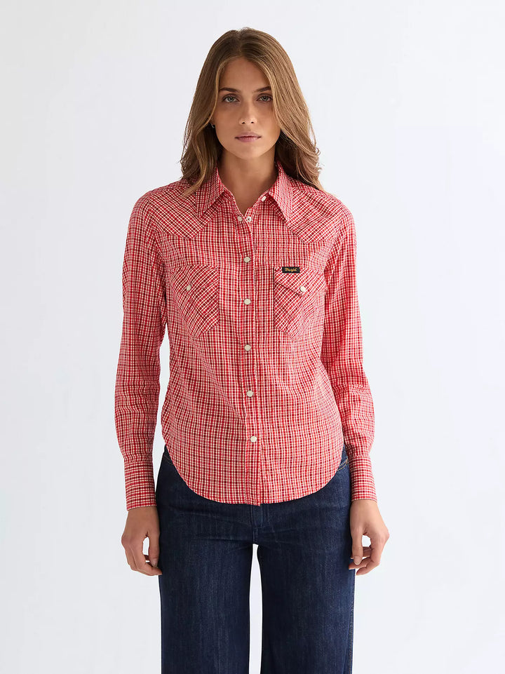 Wrangler - Western skjorte - Flame Scarle