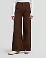 Lee - Stella Wide Leg Corduroy Bukser - Shaved Chocolate