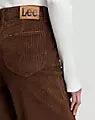 Lee - Stella Wide Leg Corduroy Bukser - Shaved Chocolate