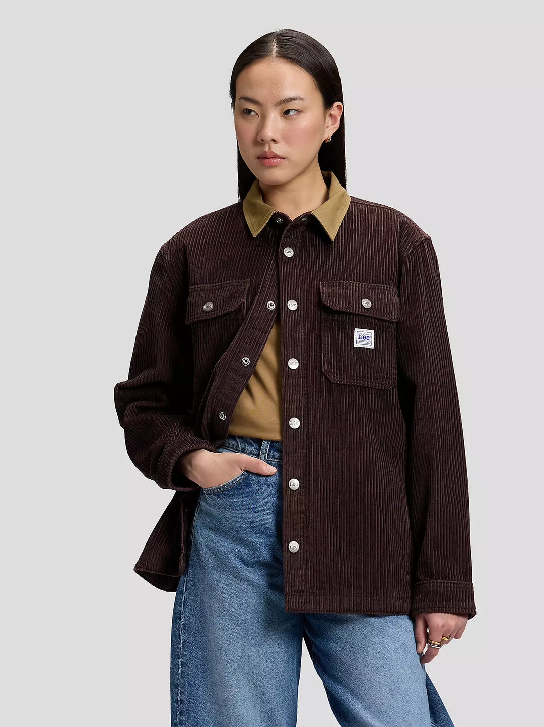 Lee - Workwear Overshirt - Chocolate Torte