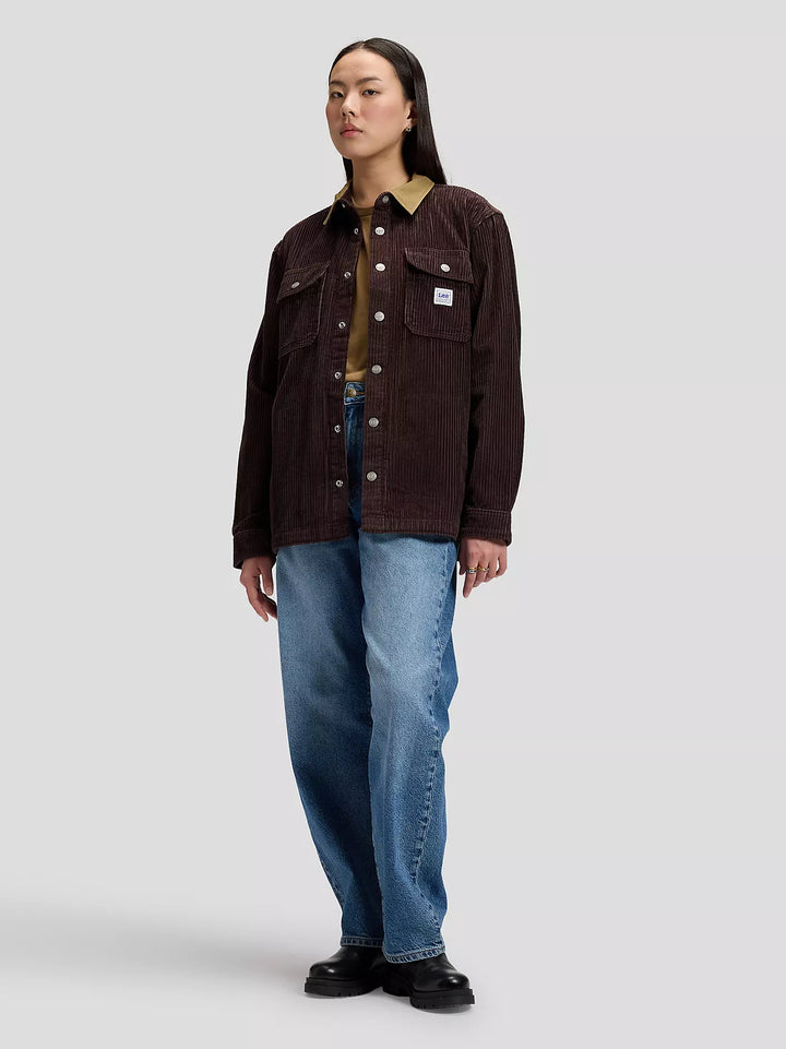 Lee - Workwear Overshirt - Chocolate Torte