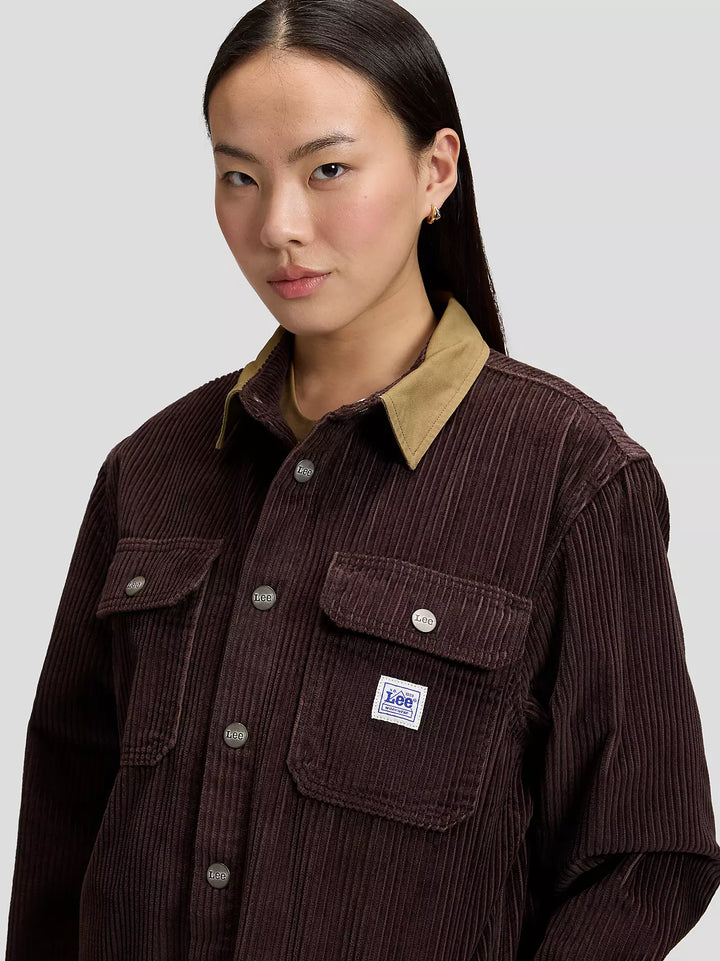 Lee - Workwear Overshirt - Chocolate Torte
