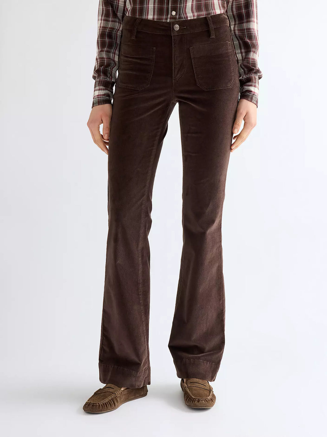 Wrangler - Flare Jeans - Chocolate Torte