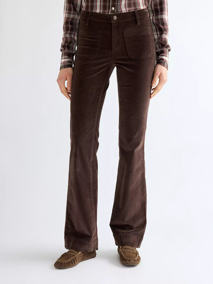 Wrangler - Flare Jeans - Chocolate Torte