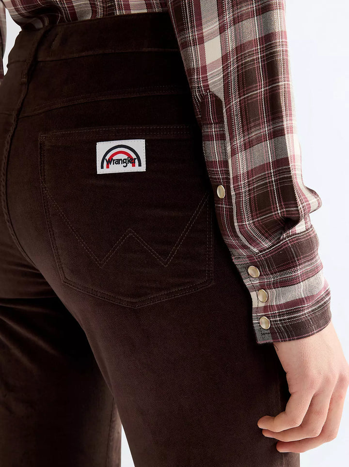 Wrangler - Flare Jeans - Chocolate Torte