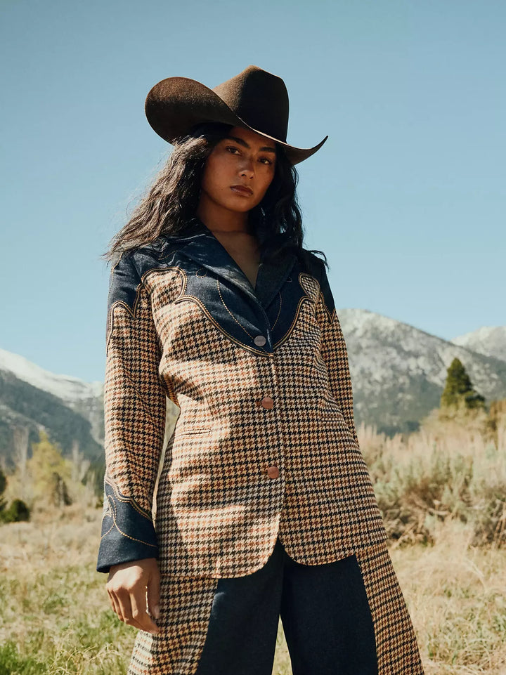 Wrangler - Houndstooth Blazer