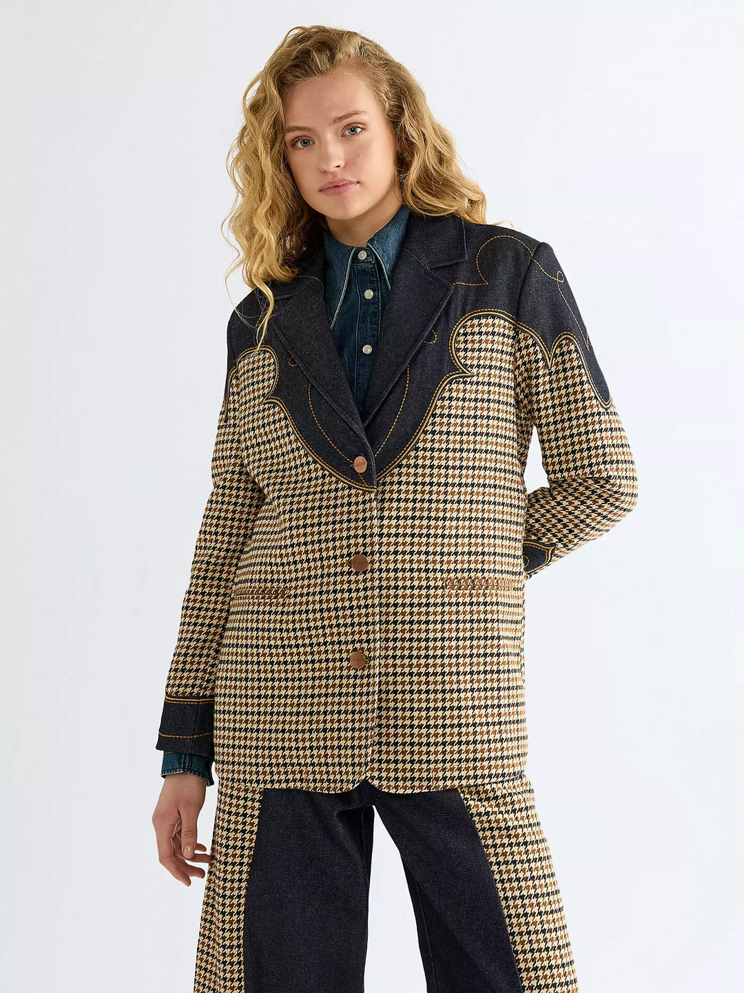 Wrangler - Houndstooth Blazer