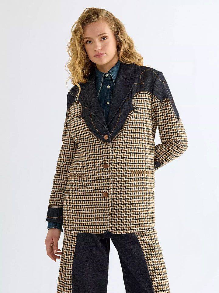 Wrangler - Houndstooth Blazer