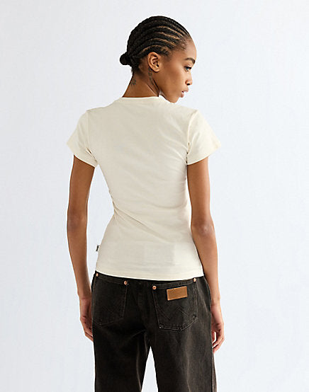 Wrangler - Shrunken Band T-shirt - Egret